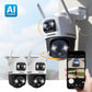 AI POWERED Guard Pro 3K PLUS Dual Lens PTZ Wi-Fi 6 Plug-in Security Camera, 2 Pack