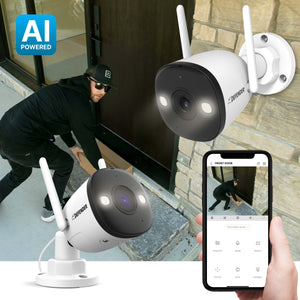 AI POWERED 4K Guard Pro Wi-Fi 6 Plug-in Security Camera