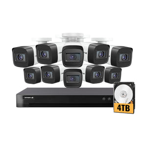 4K Ultra 16 Channel DVR Security System with 4TB HDD & 10 Cameras (Certified Open Box)