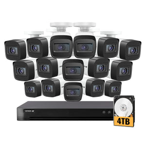 4K Ultra 16 Channel DVR Security System with 4TB HDD & 16 Cameras (Certified Open Box)