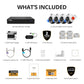 EXCLUSIVE BUNDLE: AI POWERED Sentinel 4K PTZ PoE NVR Security System, 1TB HDD & 4 Cameras