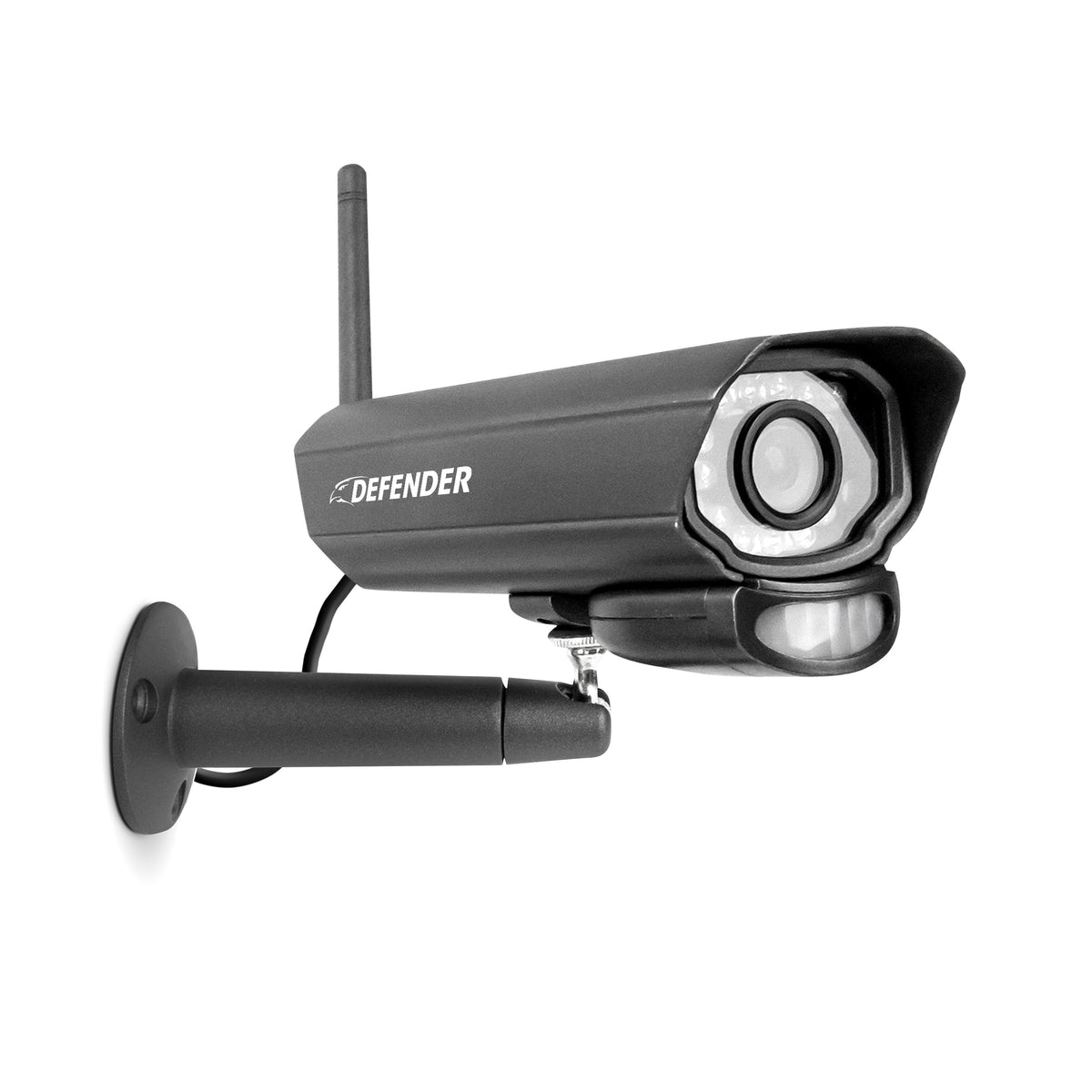 Defender Phoenixm2 7 Monitor Indoor/Outdoor 4-Channel 4-Camera Plug-in  BulletSd (Included) Security Camera System